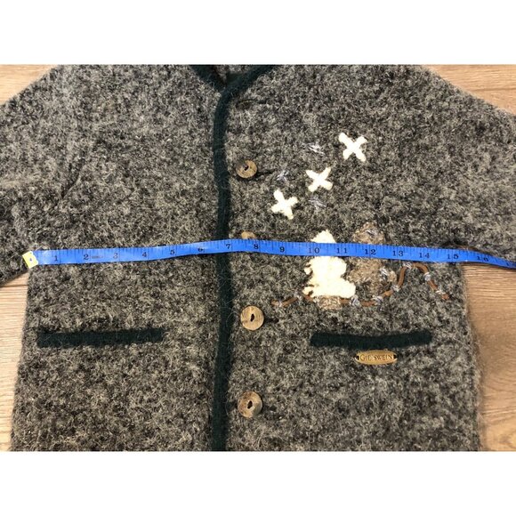 Giesswein Wool alpaca Austria Kids cardigan small - Picture 7 of 15